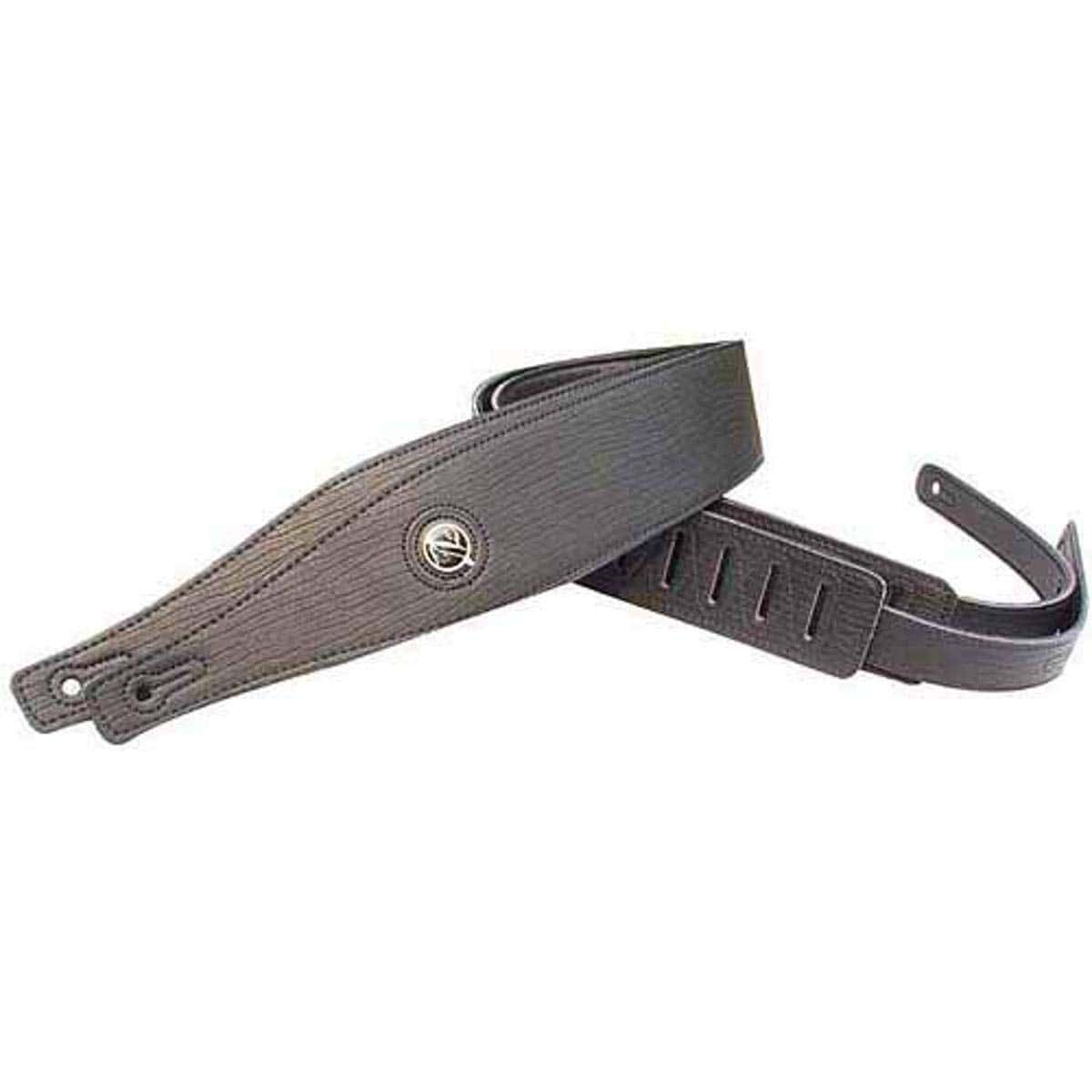 Correa de guitarra acolchada de cuero texturizado Vorson