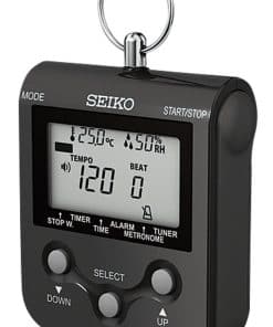 Seiko DM90B Metrónomo Compacto, Negro