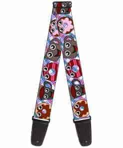 Correa de guitarra Buckle-Down Donas Café Dibujos animados
