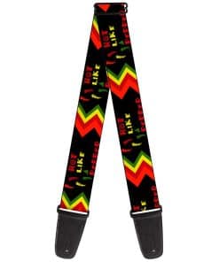 Correa de guitarra Buckle-Down Hot Like A Pepper de 2