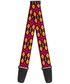 Correa para guitarra Buckle-Down Mini Navajo Morado