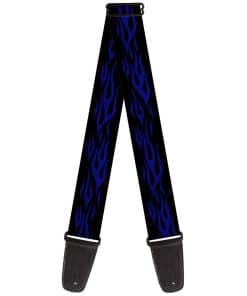 Correa para guitarra Buckle-Down Llama Azul 2 Pulgadas de