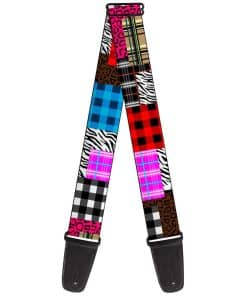 Correa de guitarra Buckle-Down Plaid Animal Skins 2