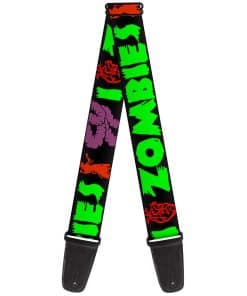 Correa de Guitarra Buckle-Down - Yo Amo a los Zombies, 2"