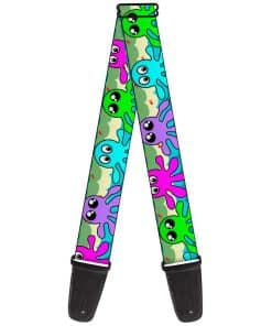 Correa de Guitarra Buckle-Down Octopus Cartoon 2 Pulgadas