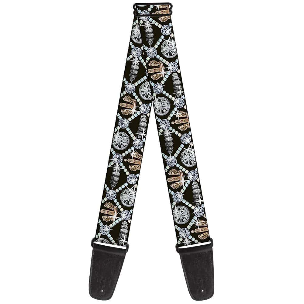 Correa de guitarra Buckle-Down - Bling - 2" de ancho -