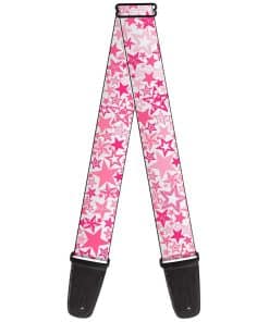 Correa de Guitarra Buckle-Down Stargazer Blanco Rosa 2