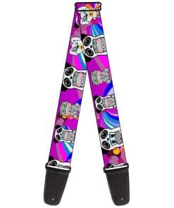 Correa de Guitarra Buckle-Down Panda Hat Animals Bright