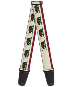 Correa para guitarra Buckle-Down California Flag Bear