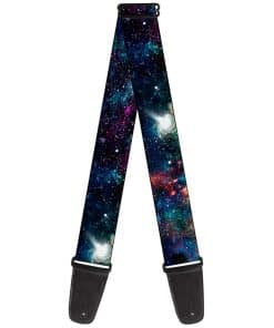 Correa de guitarra Buckle-Down, Collage de Galaxias, 2