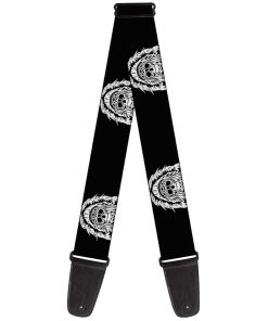 Correa de Guitarra Buckle-Down - Calavera Nativo Americano