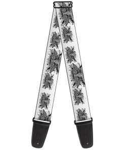 Correa de guitarra Buckle-Down - Escudo de Fénix Blanco -