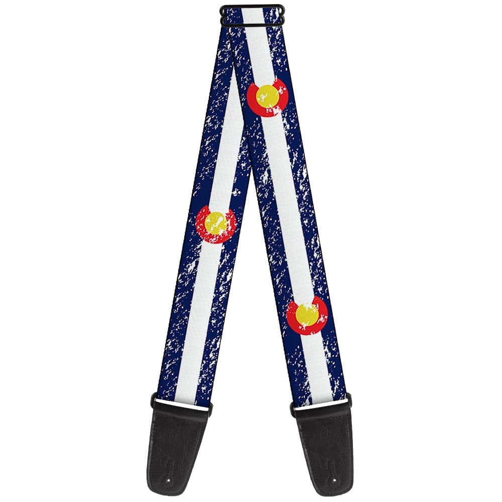 Correa de guitarra Buckle-Down - Colorado Bandera4