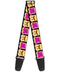 Correa para Guitarra Buckle-Down Peanut Butter Mustache