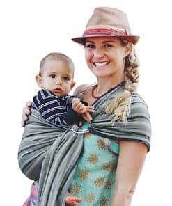 Fular Portabebés de Anillas Hip Baby Wrap para Bebés y