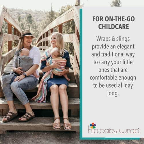 Fular Portabebés de Anillas Hip Baby Wrap para Bebés y - Imagen 4