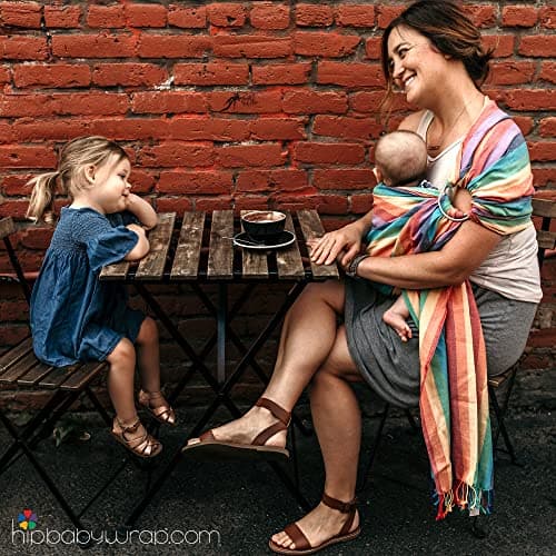 Fular Portabebés de Anillas Hip Baby Wrap para Bebés y - Imagen 8
