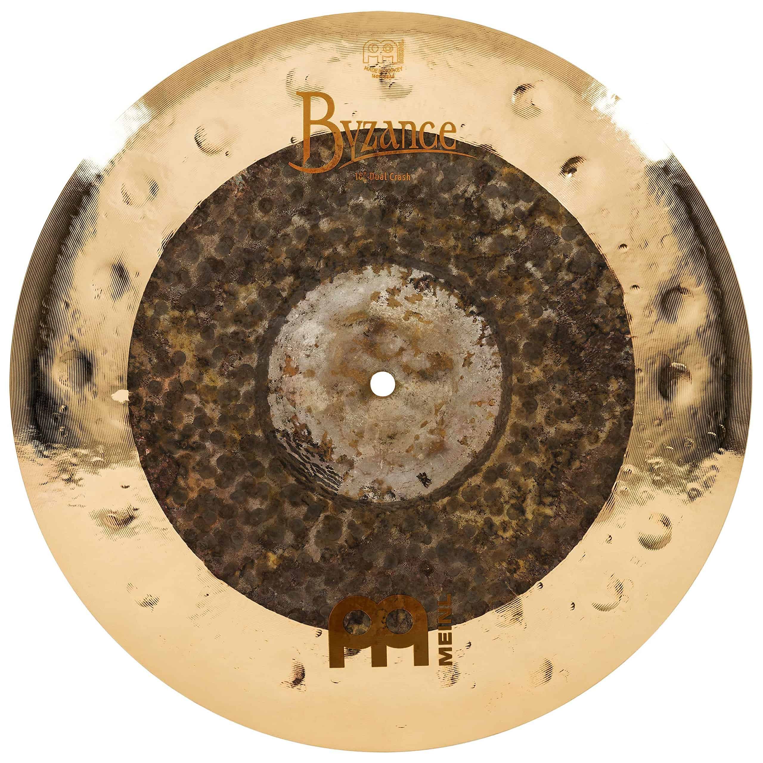 Meinl Cymbals Byzance 16" Dual Crash - Hecho en Turquía -
