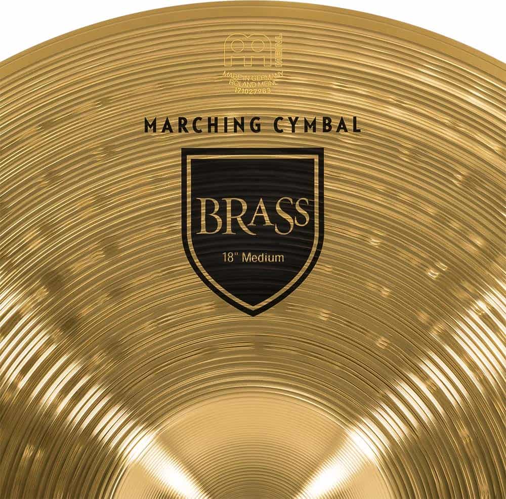 Par de Platillos Marching Meinl de 18� con Correas - - Imagen 8