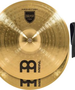 Par de Platillos Marching Meinl de 18� con Correas -