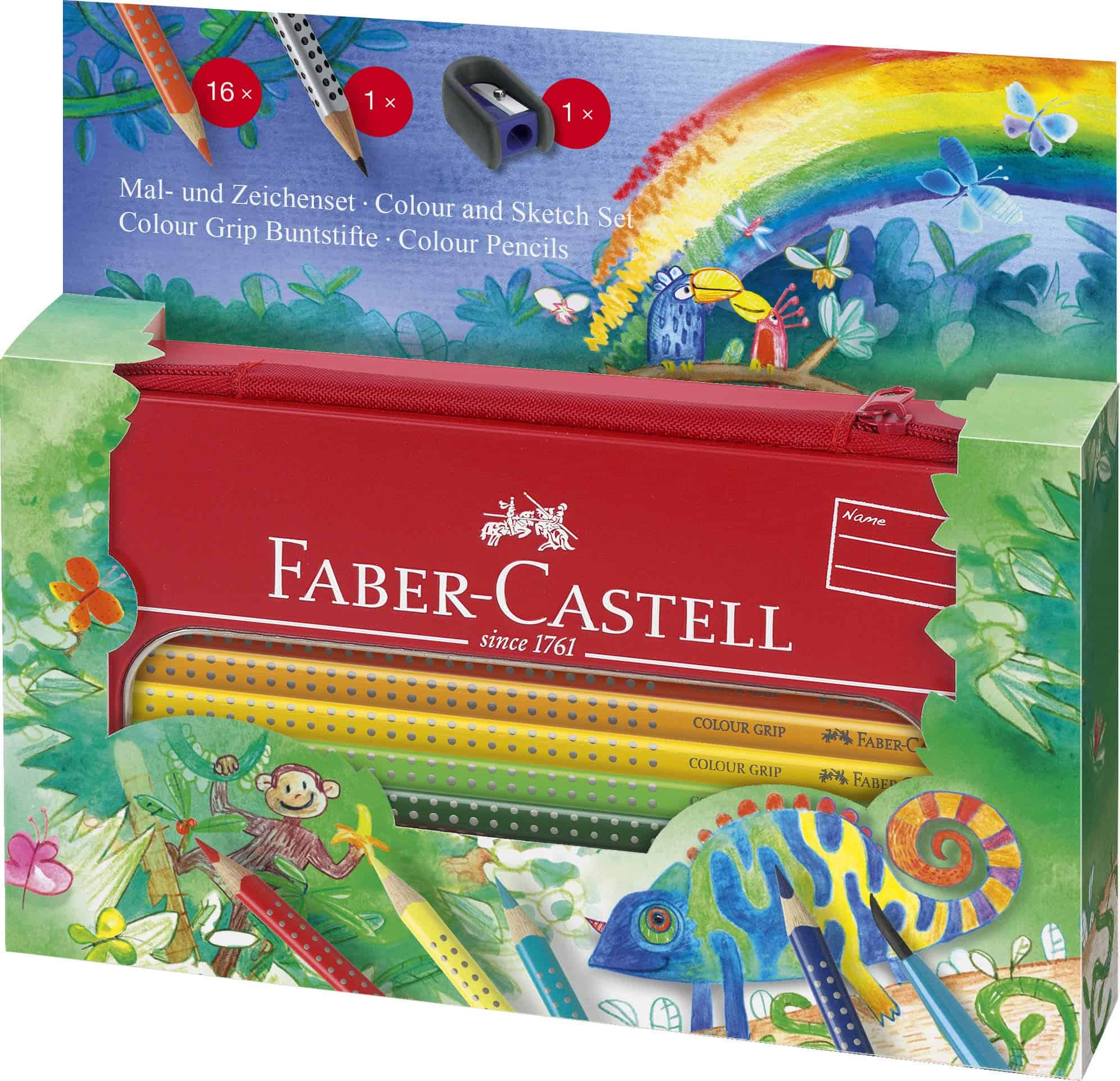 Set de Colores y Dibujo Faber-Castell Colour Grip Colour