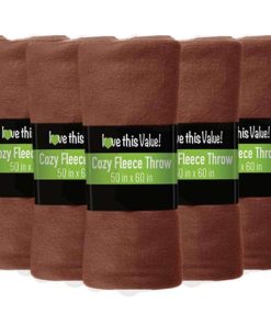 Imperial Home 12 Pack Mantas de Forro Polar Suave - 60" x