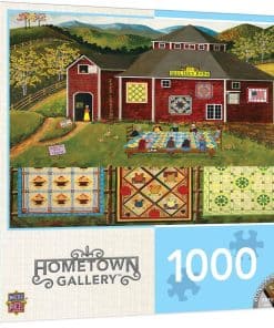Rompecabezas MasterPieces Hometown Gallery Quilter's Barn,