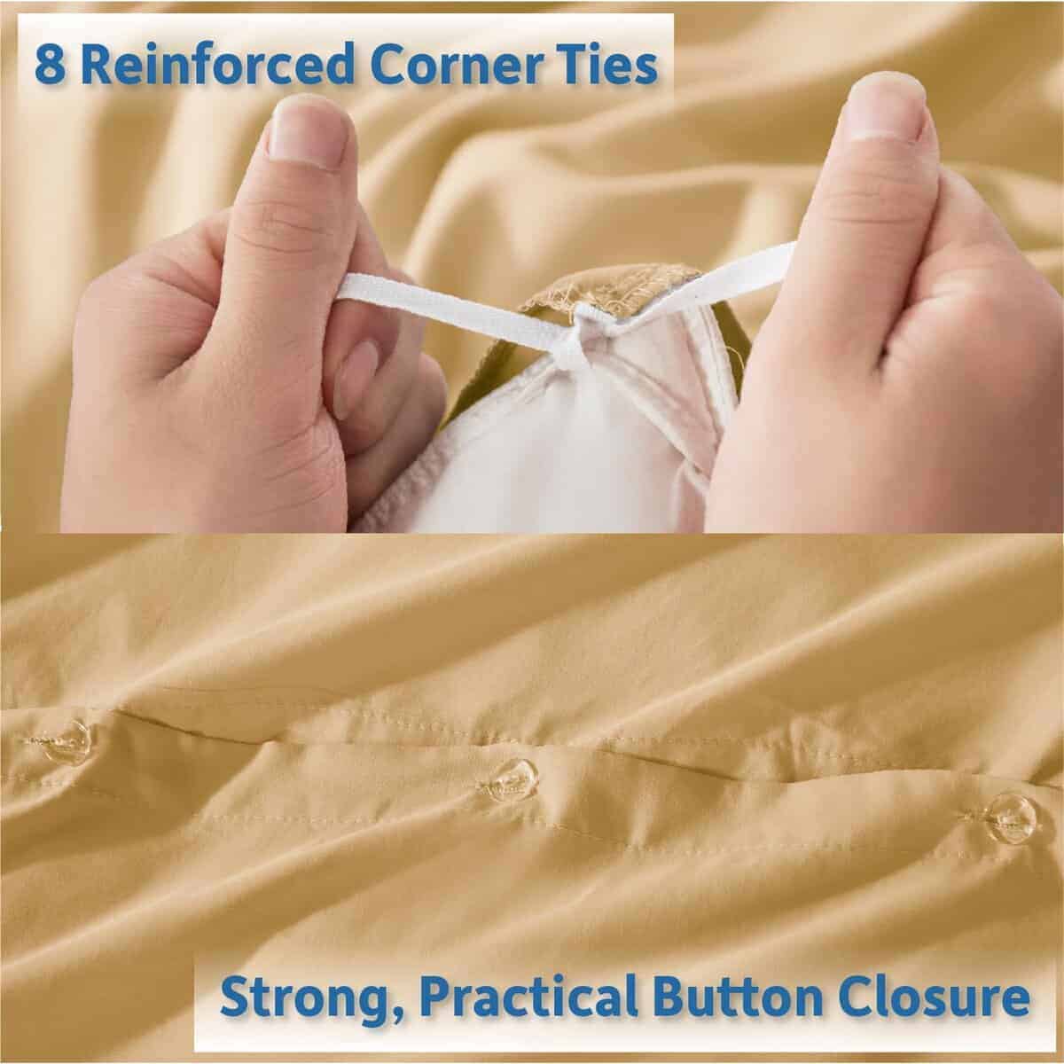 Juego de Funda de Edredón Nestl Camel Gold Tamaño Completo - Imagen 5