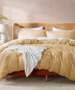 Juego de Funda de Edredón Nestl Camel Gold Tamaño Completo