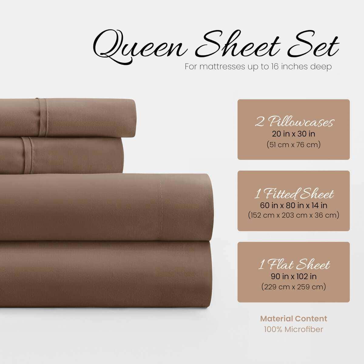 Juego de sábanas de microfibra doble cepillado Linen Market - Imagen 7