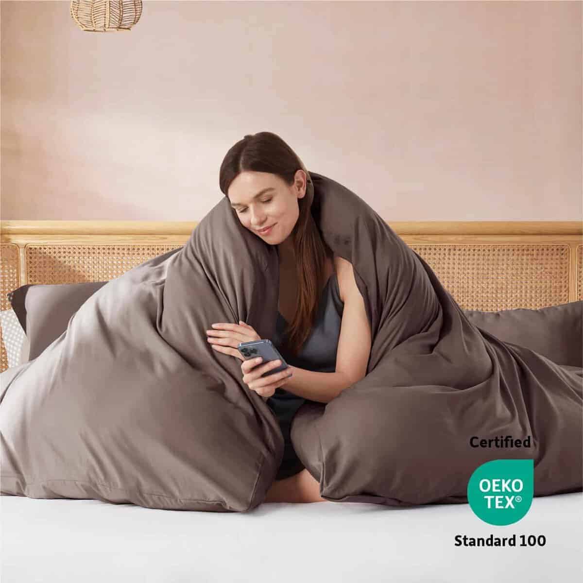 Juego de Funda de Edredón Tamaño King Nestlé Chocolate - Imagen 4