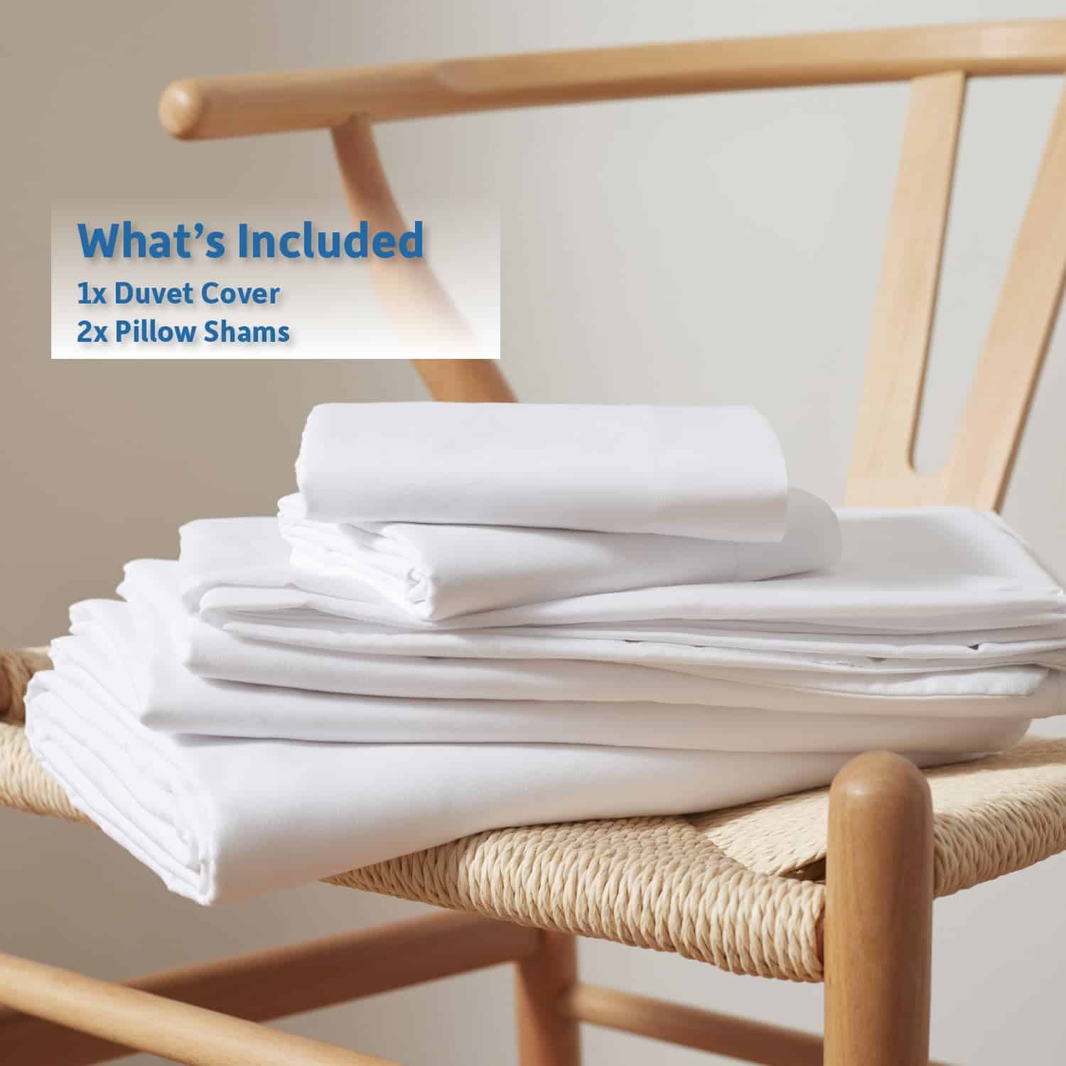 Nestl Funda de Edredón Blanco Tamaño King - Suave Juego de - Imagen 10