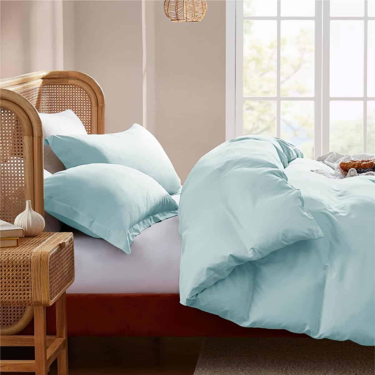 Funda de Edredón Azul Claro Nestl Full Size - Juego de - Imagen 8