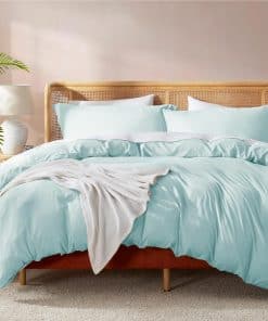 Funda de Edredón Azul Claro Nestl Full Size - Juego de