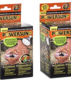Lámpara de Mercurio con Rayos UV Zoo Med PowerSun 100 Watts