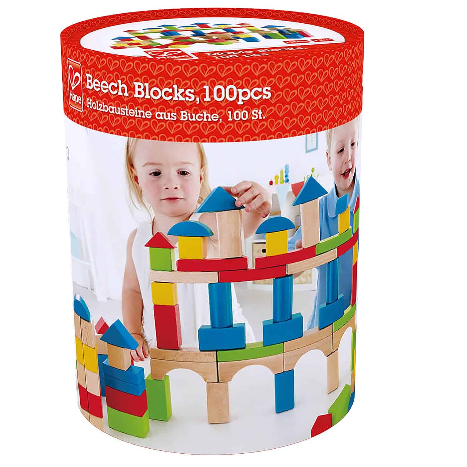 Set de Bloques de Construcción de Madera para Niños Hape