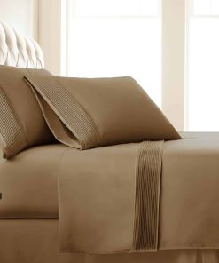 Juego de Sábanas Vilano Pleats de SouthShore -Taupe