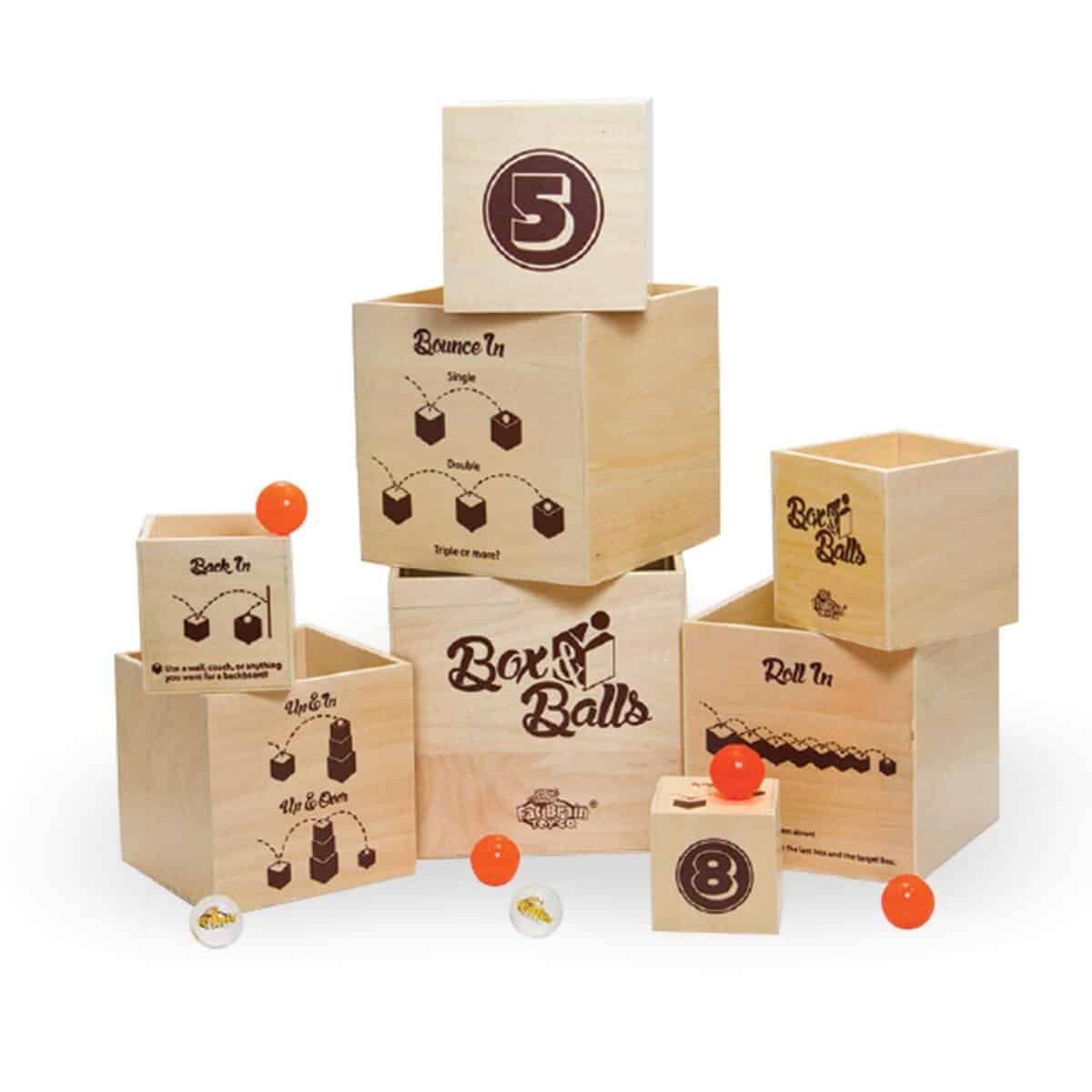 Juego de Pelotas y Cajas de Fat Brain Toys - Juego de