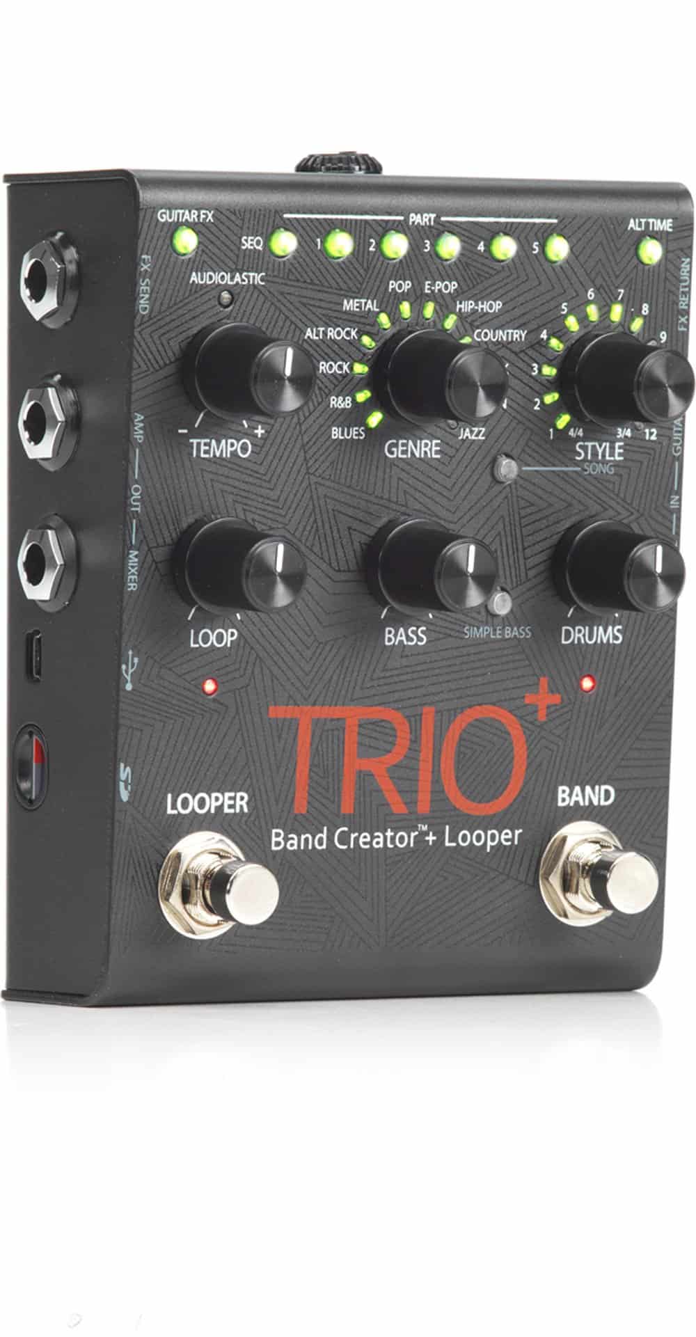 Pedal Creador de Banda y Looper DigiTech Trio+ con FS3X - Imagen 6