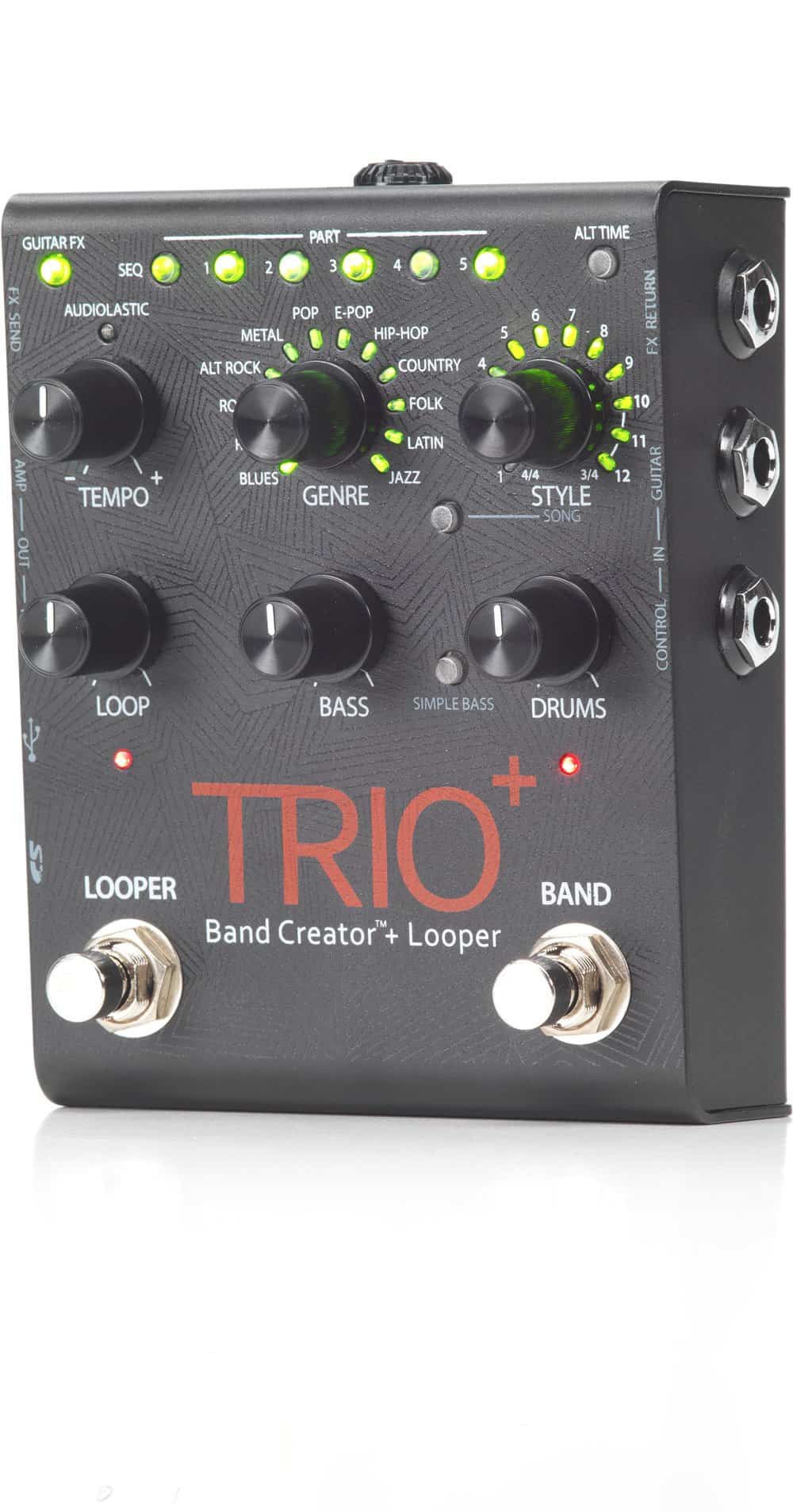 Pedal Creador de Banda y Looper DigiTech Trio+ con FS3X - Imagen 7