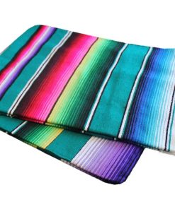 Manta Mexicana Del Mex (Extra Grande, Azul Turquesa)