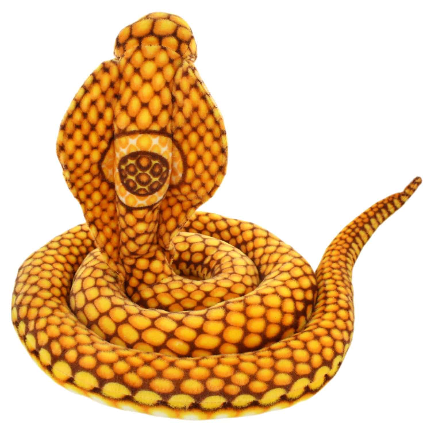 Jesonn Realistic Giant Stuffed Animals Cobra Plush Toy - Imagen 4