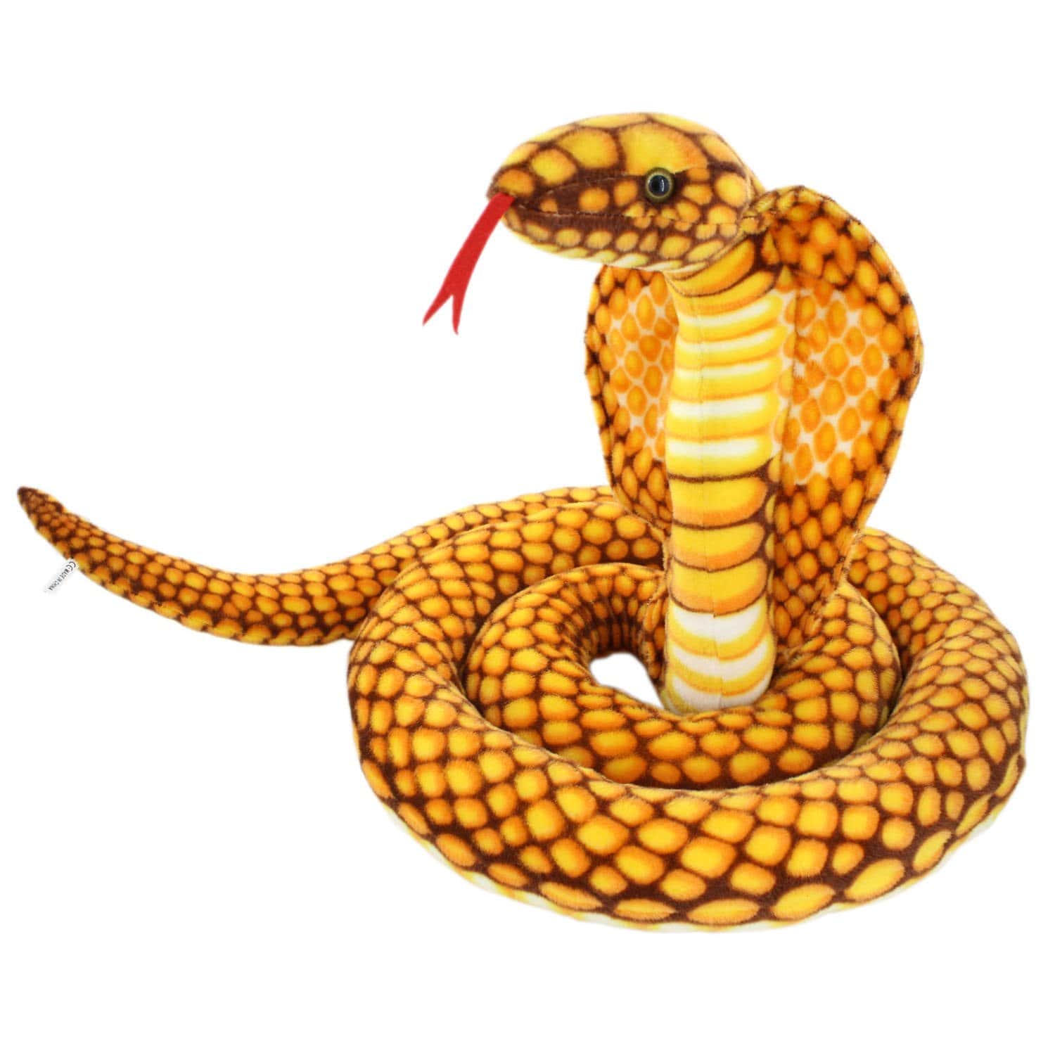 Jesonn Realistic Giant Stuffed Animals Cobra Plush Toy