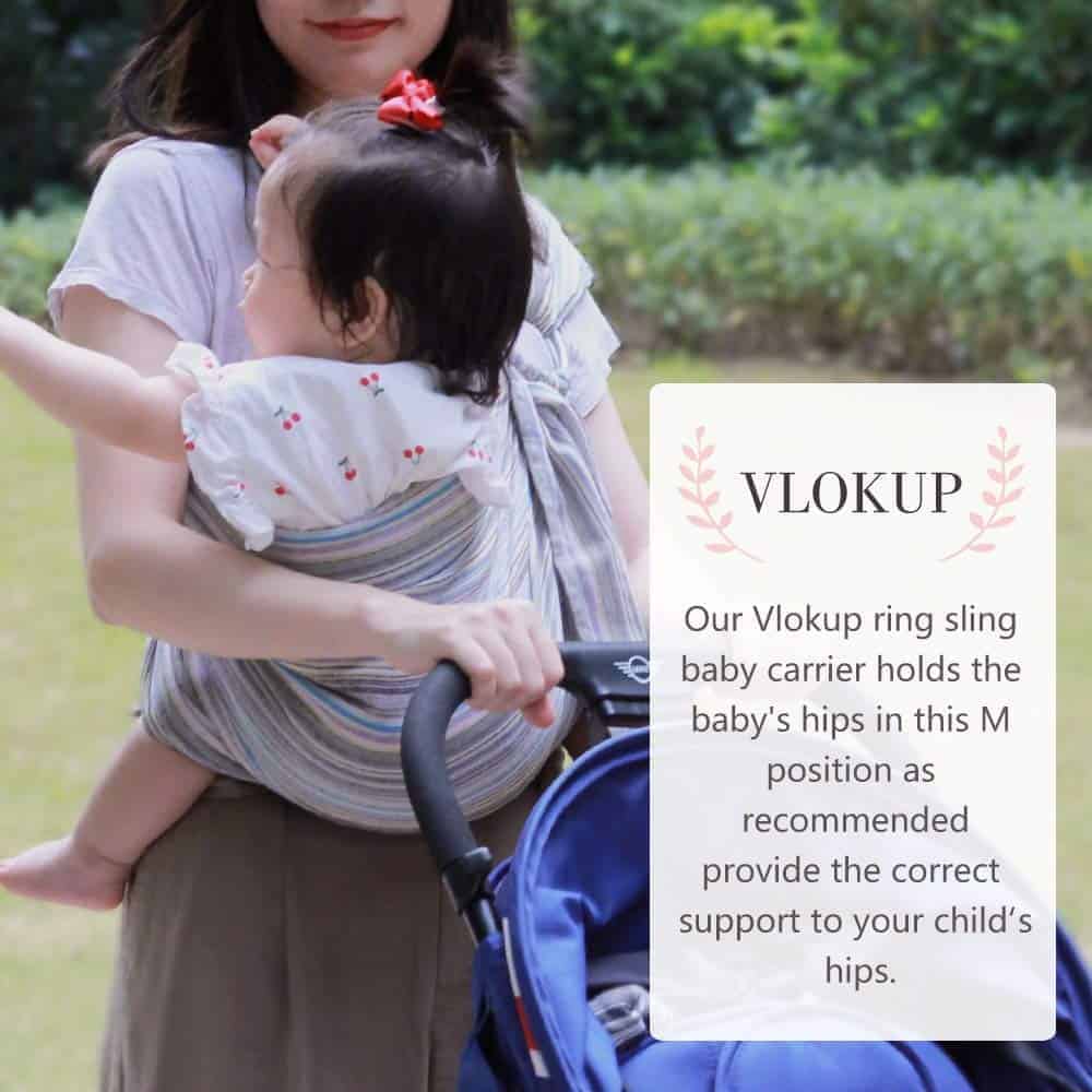 Fular Portabebé Vlokup, Fular de Algodón Suave Para Bebés - Imagen 7