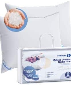 Almohadas de Plumas y Plumón 50/50 de Continental Bedding -
