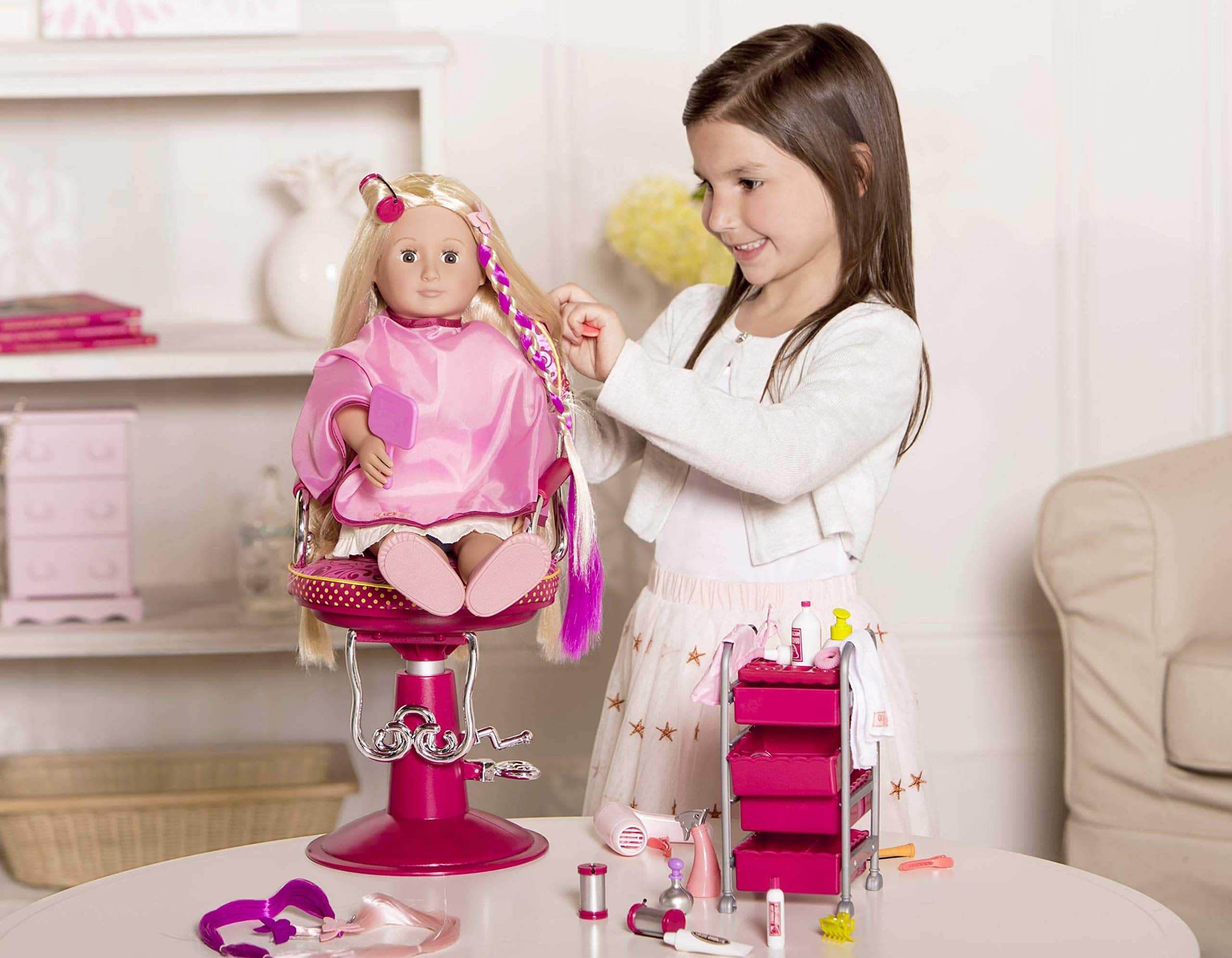 Set de Salón Berry Nice de Our Generation by Battat para - Imagen 3