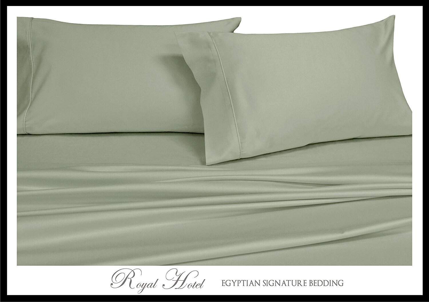 Juego de Sábanas Royal Hotel Bedding 100% -Salvia - Imagen 4