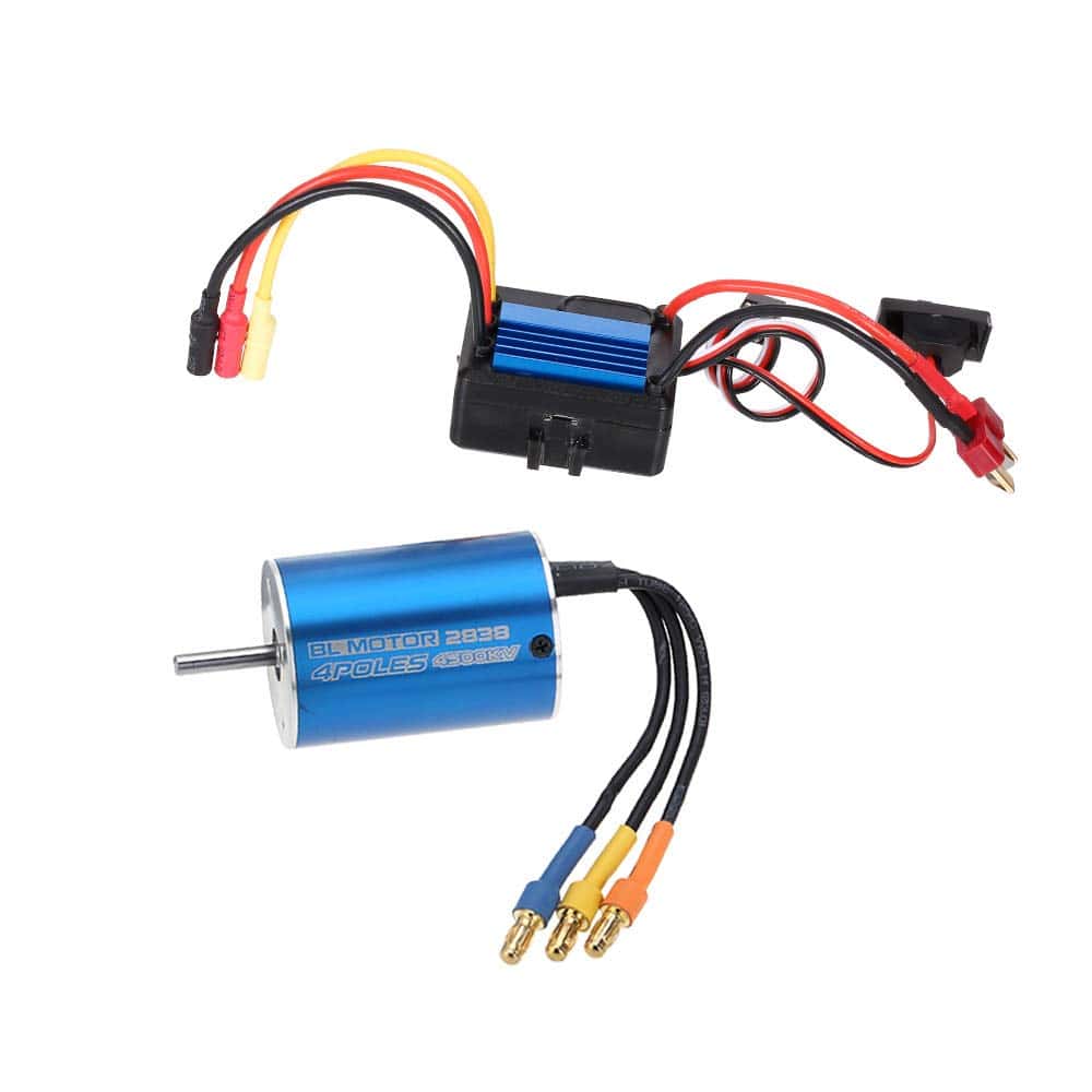 Motor sin escobillas GoolRC 2838 4500KV 4P & Controlador de