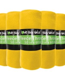 Imperial Home 12 Pack Mantas de Franela Suave al Mayor -