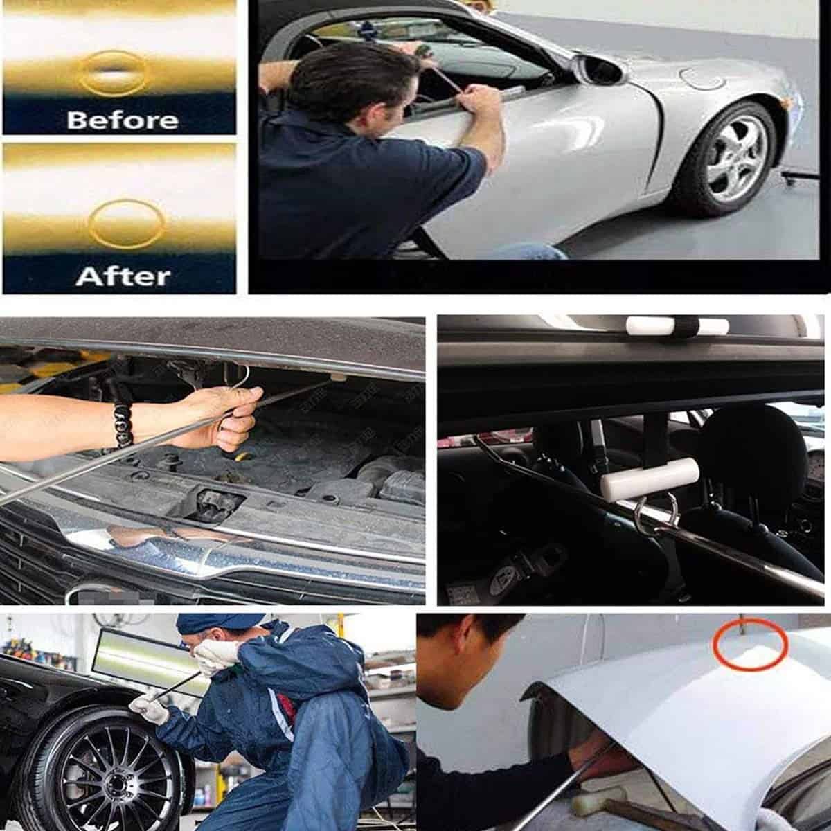 Juego de 6 Barras de Reparación de Abolladuras para - Imagen 8